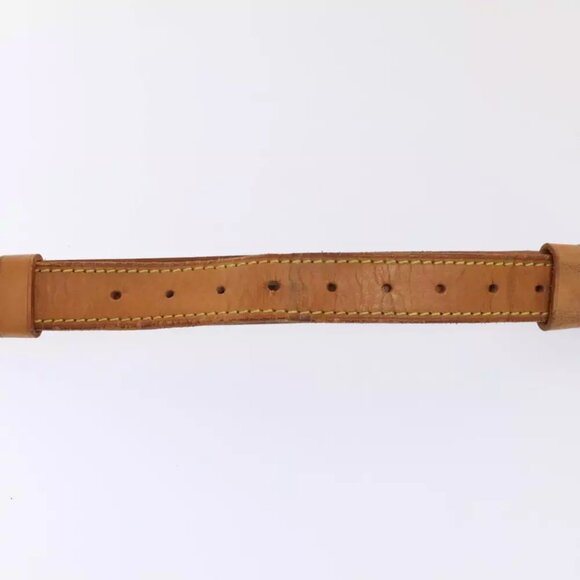 LOUIS VUITTON Adjustable Shoulder Strap Leather 31.5""-38.2"" Beige Auth 89208 - Picture 2 of 13